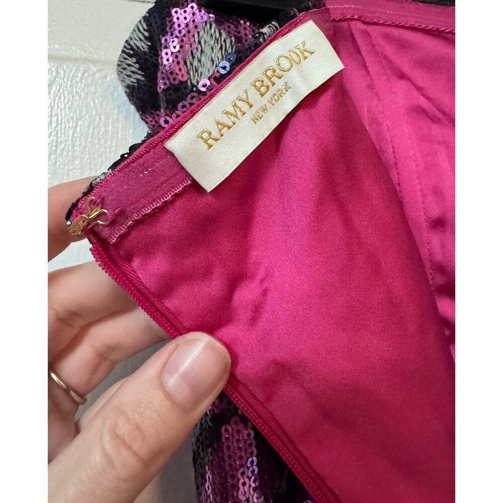 Ramy Brook Ramona Geometric Sequined Jumpsuit Size XS-S - Picture 12 of 13